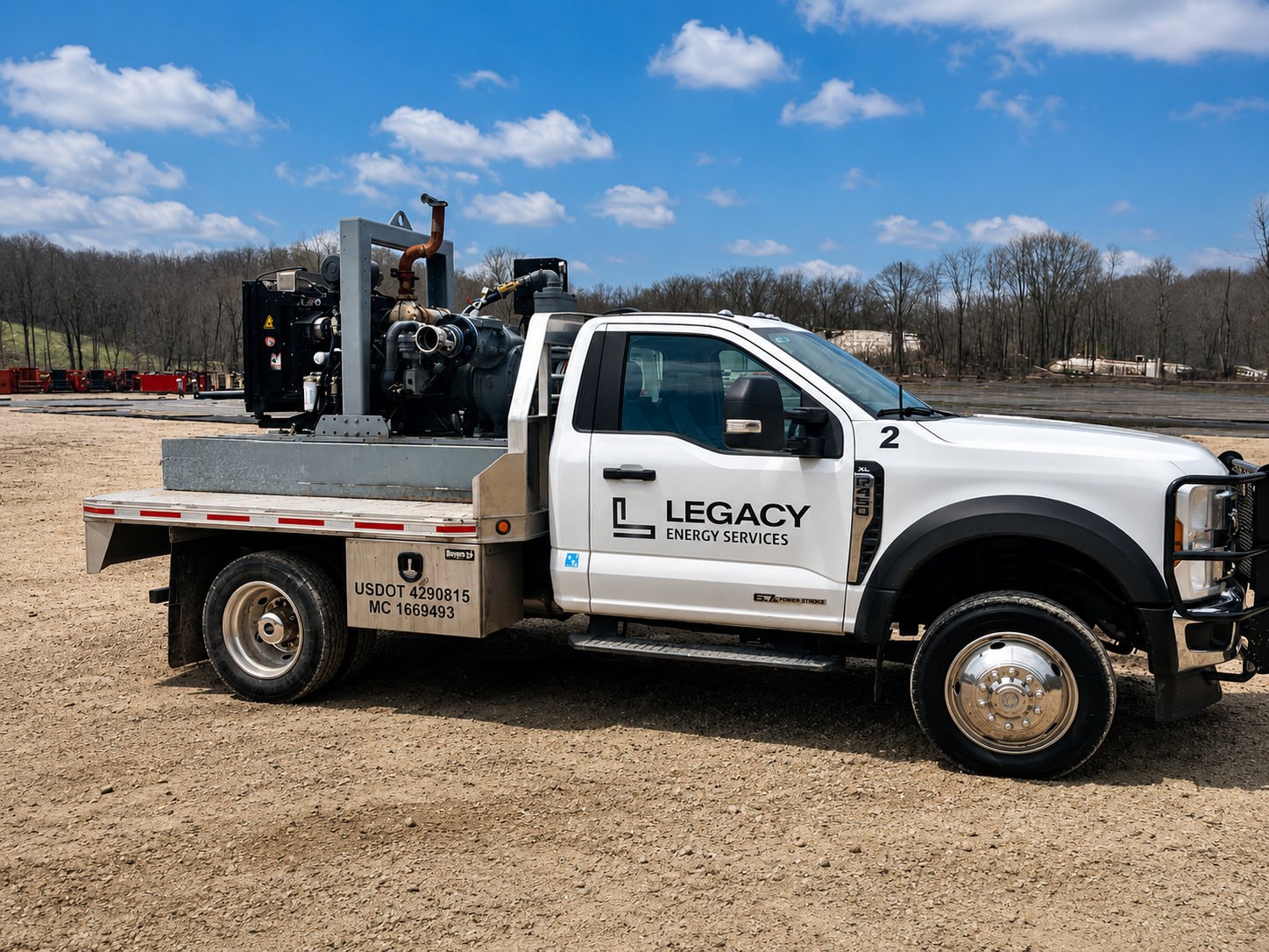 Legacy heavy-duty hotshot truck