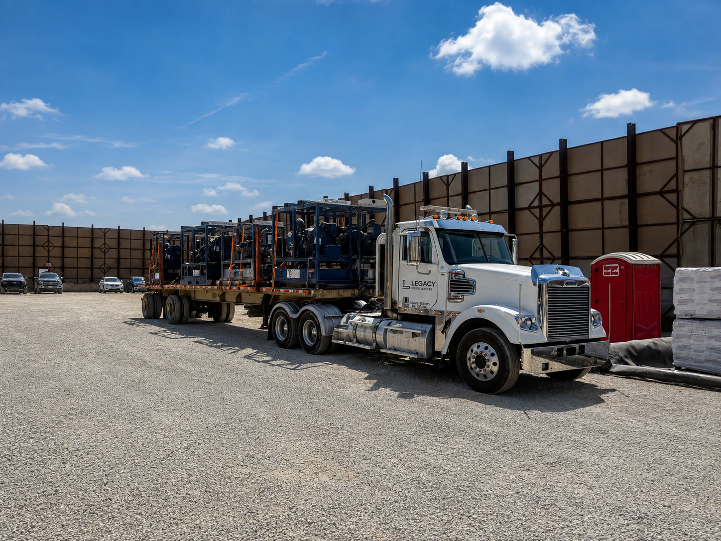 Legacy semi and equipment trailer
